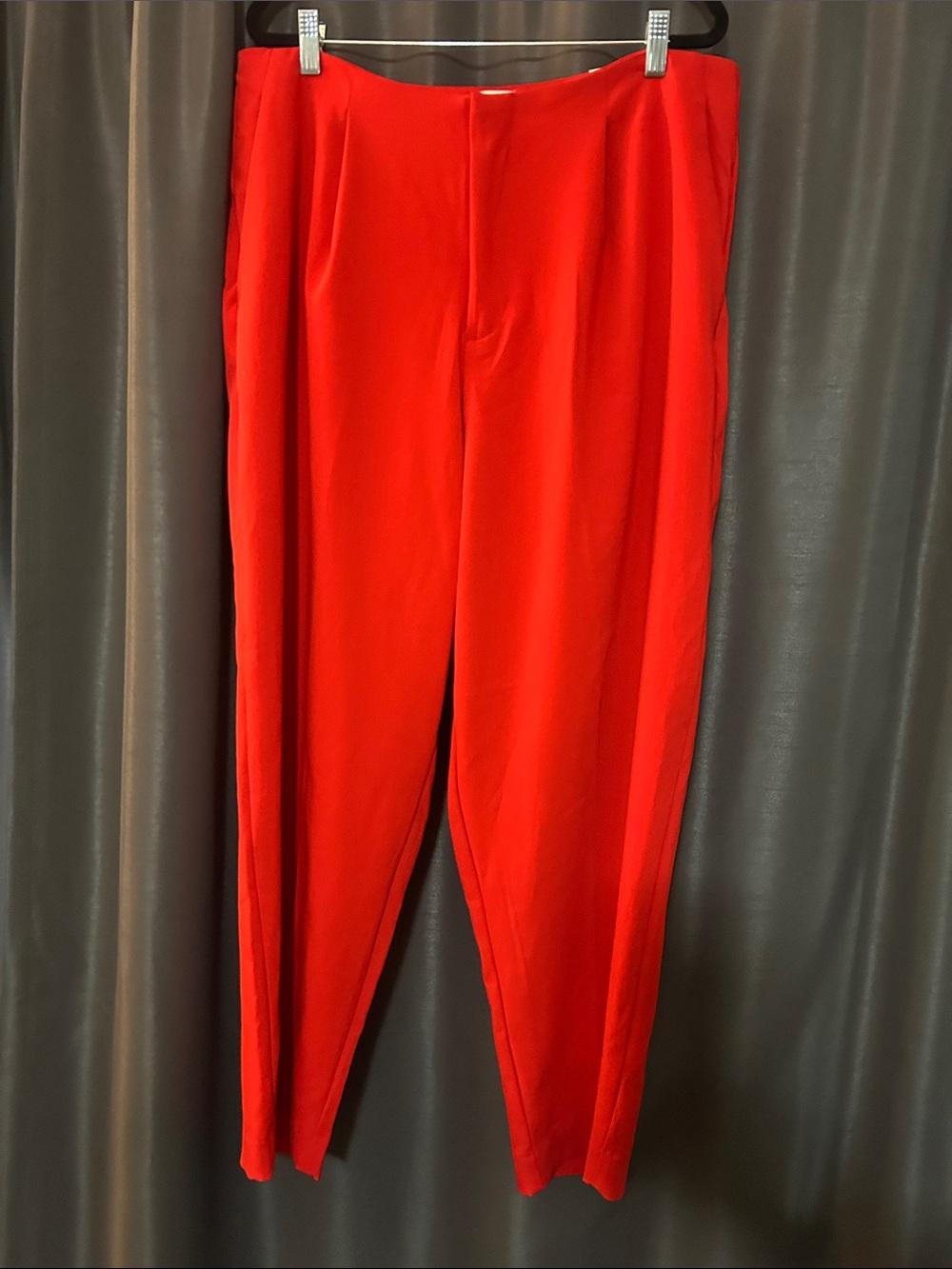 a new day Men's Bright Red Tailored Pants